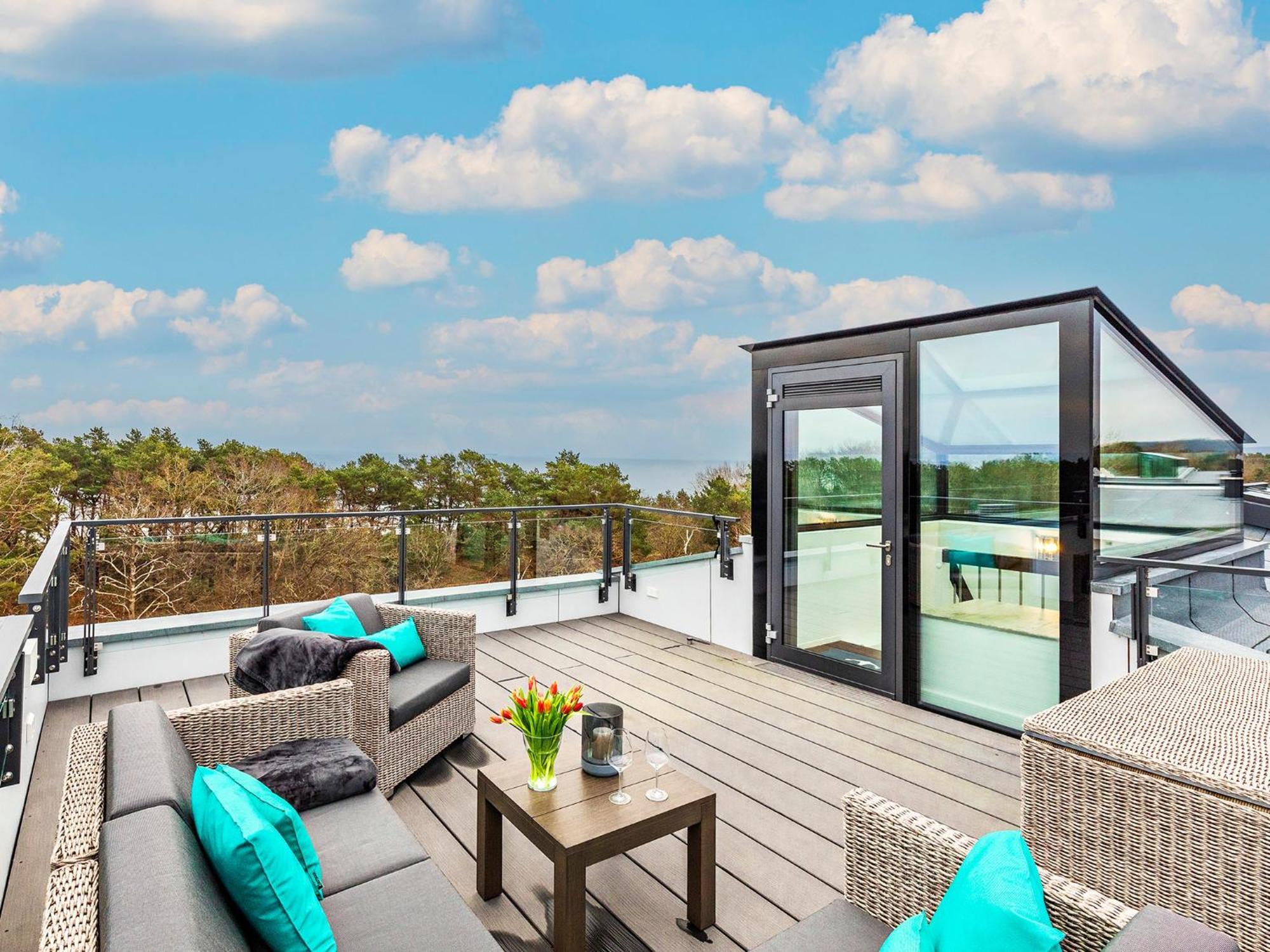 Fewo Prora - Kingfisher Dachterrasse Ostseebad Ostseebad Binz Exterior foto